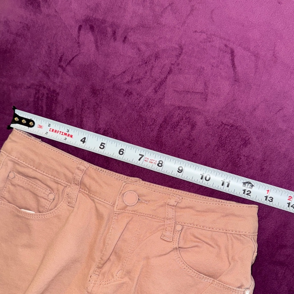 Blue Age Denim Collection Women's Mauve Rose Pink Denim Cutoff Jean Shorts sz 3 - Picture 10 of 10